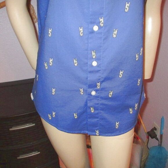 Bonobos Stretch Riviera Short Sleeve Shirt Size S Cocktails Slim Fit Short Sleev - Picture 3 of 11